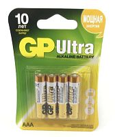 Элемент питания GP LR03 Ultra 24AUP 2CR4 4шт (упак) AAA (батарейка) картинка 